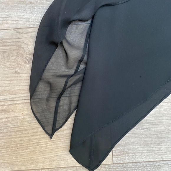 Claudia Cordic Asymmetrical Black Dress w/ Jewel beaded Straps - Picture 4 of 8